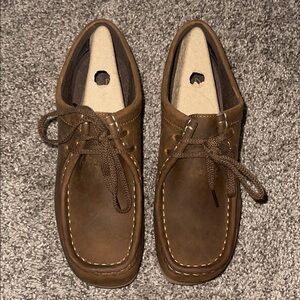 Clarks Women's Brown Leather Loafers